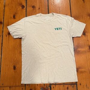 YETI Light Tan Short Sleeve Tee